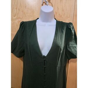 Elegant Green Midi Dress